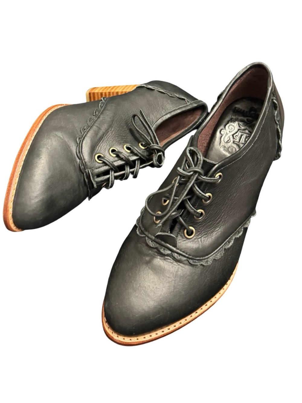 Bali Elf Lace Up Oxford Leather Ankle Boots Handmade